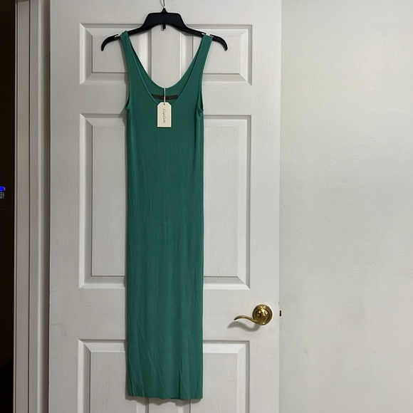 Enza Costa Ribbed Tank Dress New - Picture 4 of 4